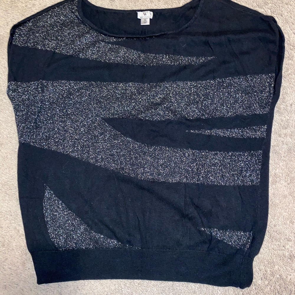 COPY - Black and silver shirt